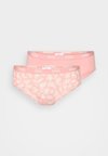 WOMEN HIPSTER 2 PACK - Calças - coral