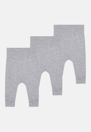 UNISEX BABY 3 PACK  - Leggings - Byxor - mottled light grey