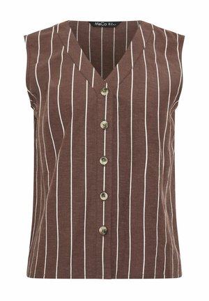 M&Co, PETITE TOPS - Bluse - chocolate