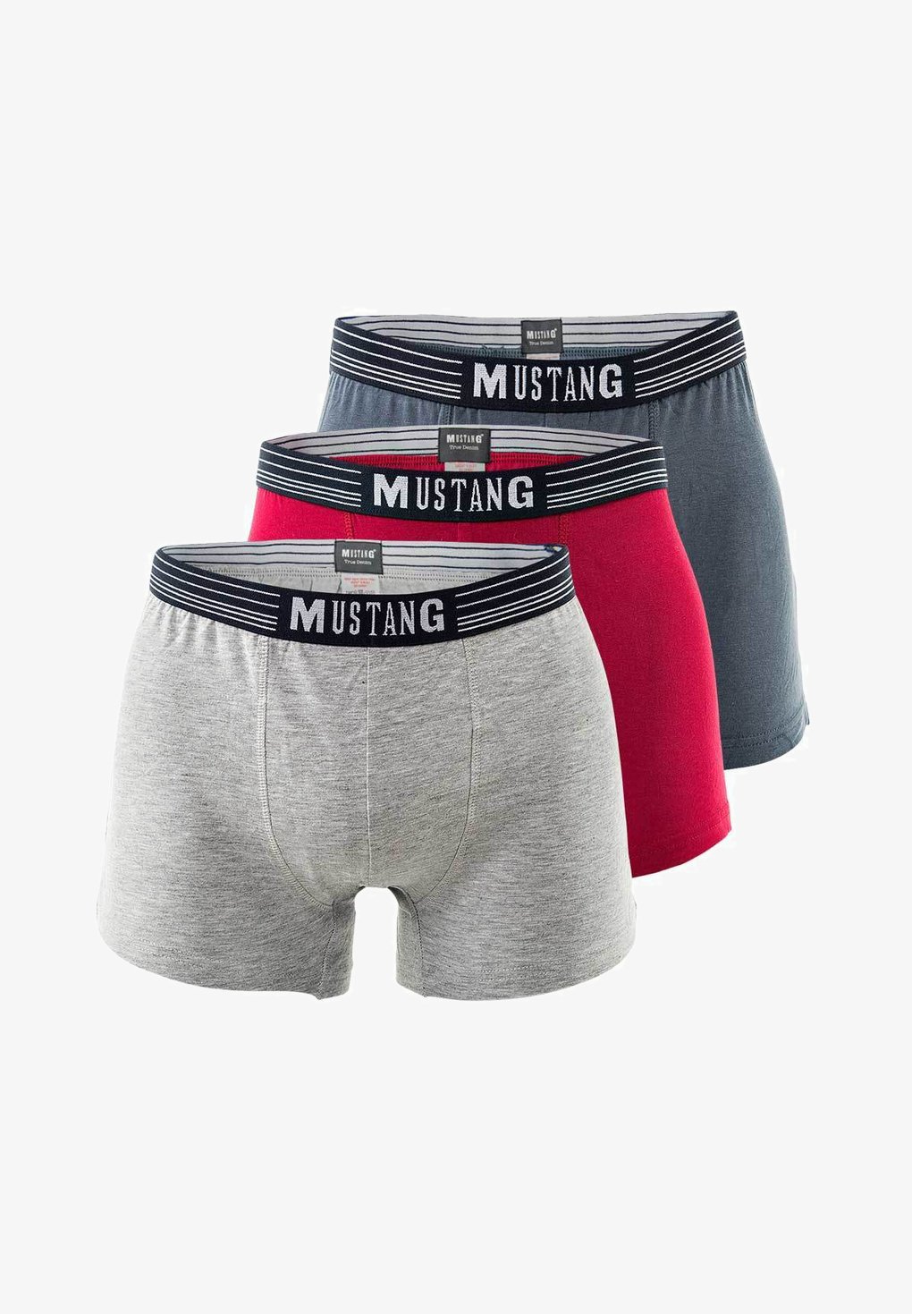 MUSTANG Heren boxershorts 3 stucks XXL, XL, L, M, S | katoen, pasvorm ondergoed, ademende onderbroek, ondergoed met elastische band MUSTANG Heren boxershorts 3 stucks XXL, XL, L, M, S | katoen, pasvorm ondergoed, ademende onderbroek, ondergoed met elastische band