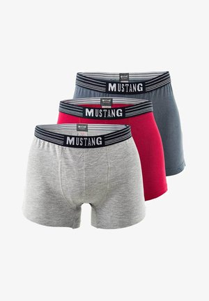 Mustang 3 PACK - Boxer Briefs - blau/graumel./rot