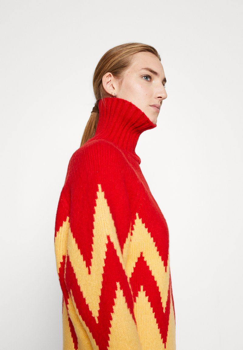 Damen Bekleidung | AKNVAS TURNER Strickpullover tomato/rot - JO59300 Damen Bekleidung | AKNVAS TURNER Strickpullover tomato/rot - JO59300