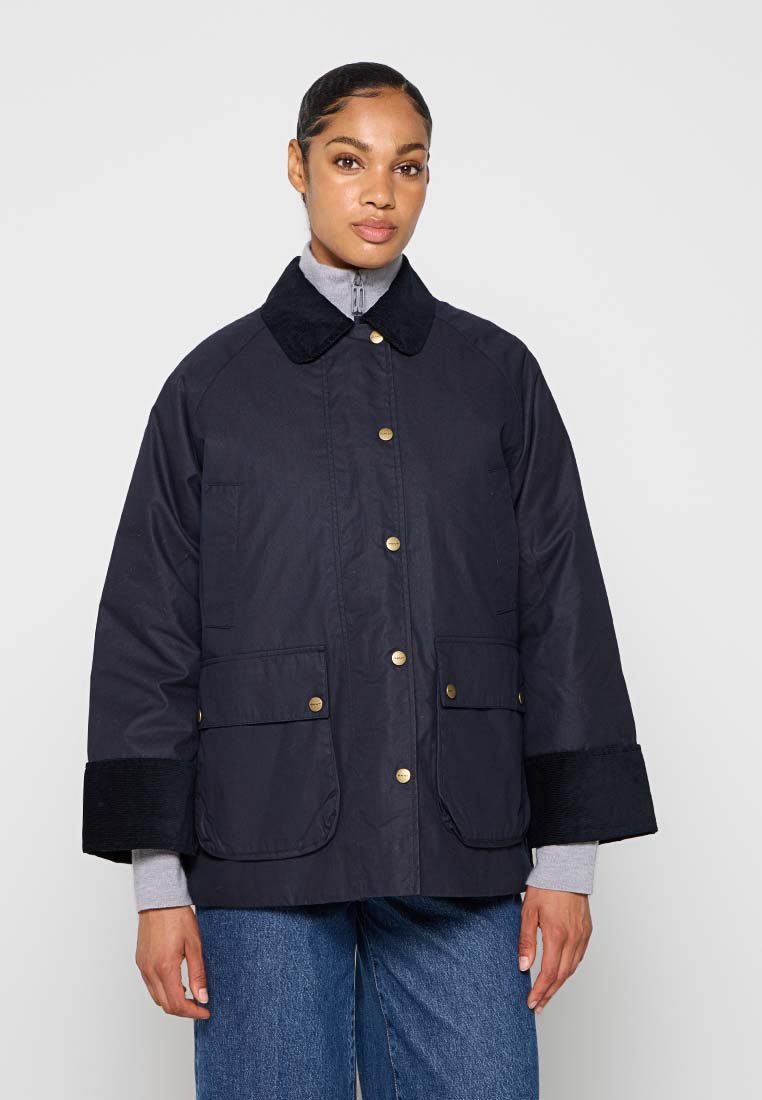 WAXED COTTON DOUBLE DECKER JACKET