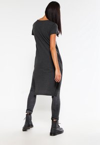 Even&Odd Triko s potiskem - mottled dark grey