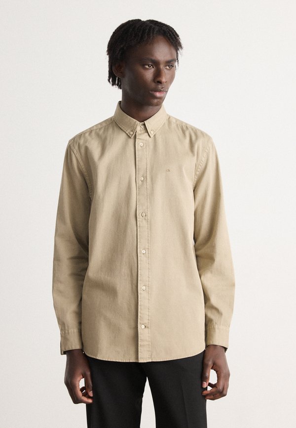 GARMENT DYED SHIRT - Shirt - aluminum