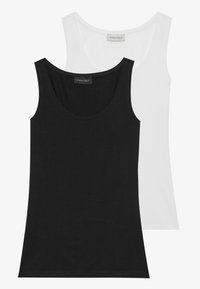 2 PACK - Top - black/white