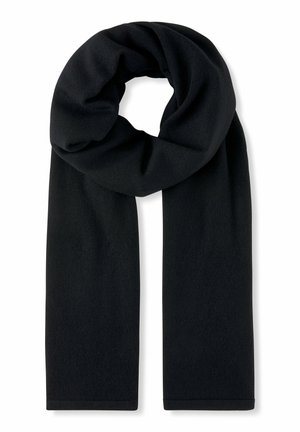 BASIC FINE KNIT UNISEX - Scarf - black