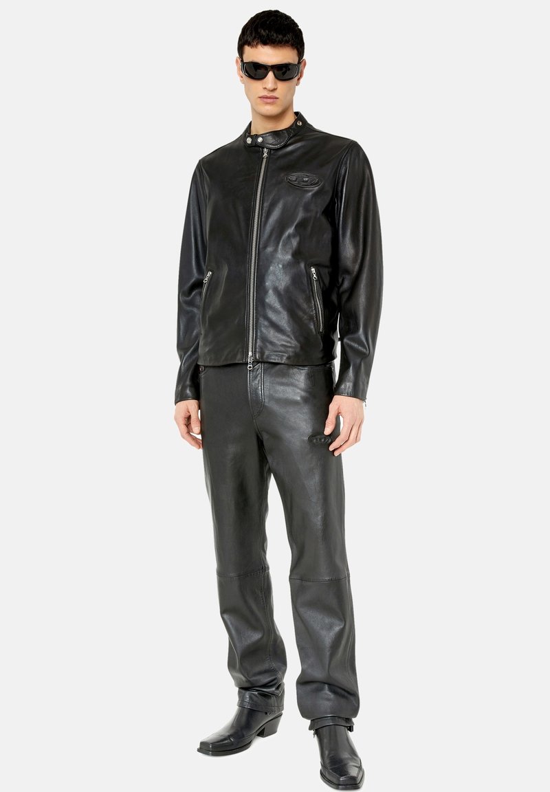 Diesel Leren broek zwart Diesel Leren broek zwart