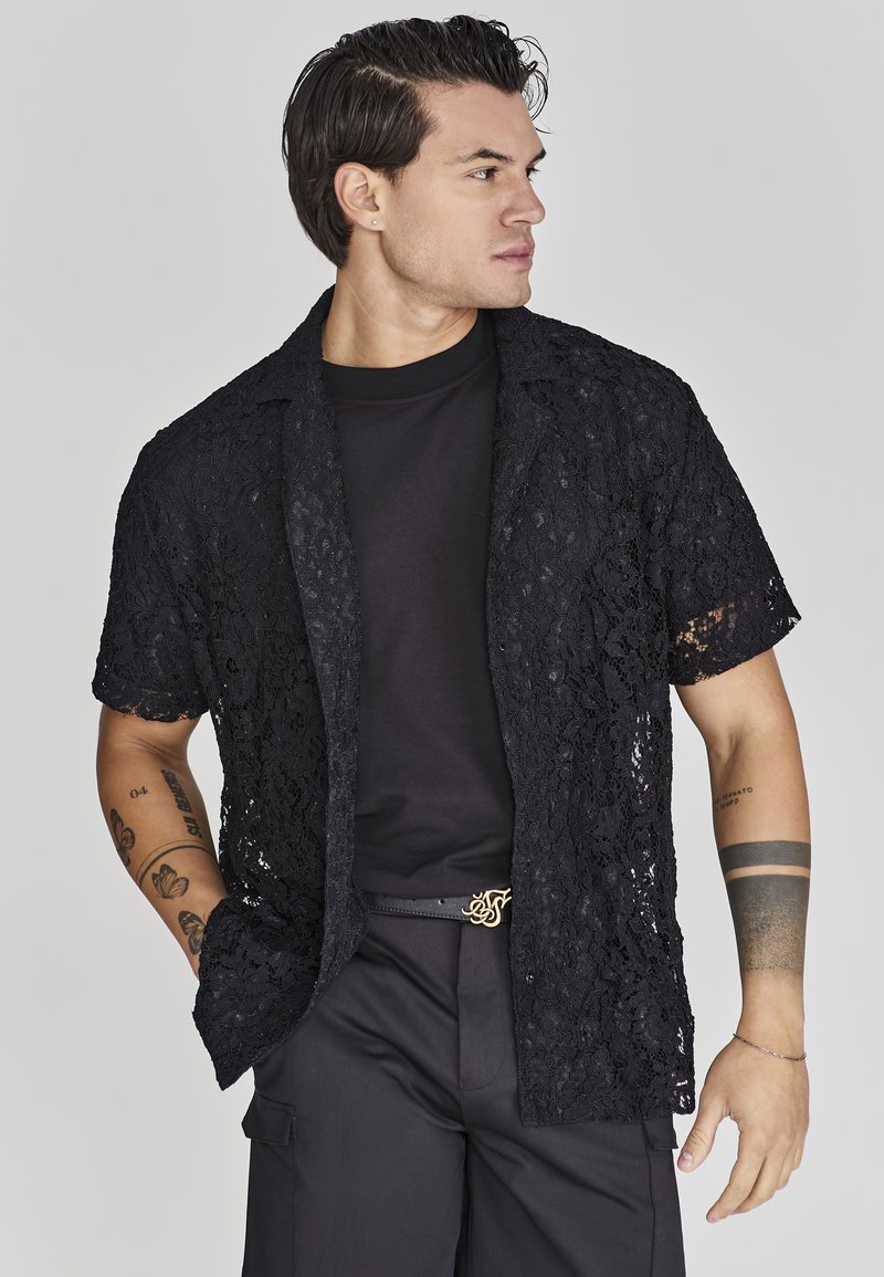SIKSILK - RESORT - Marškiniai - black, Padidinti