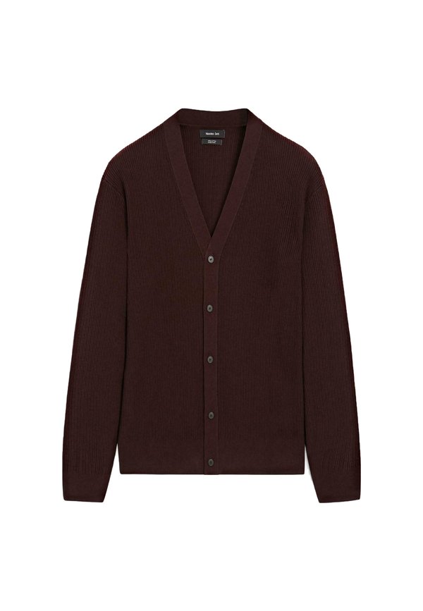 Strickjacke - bordeaux