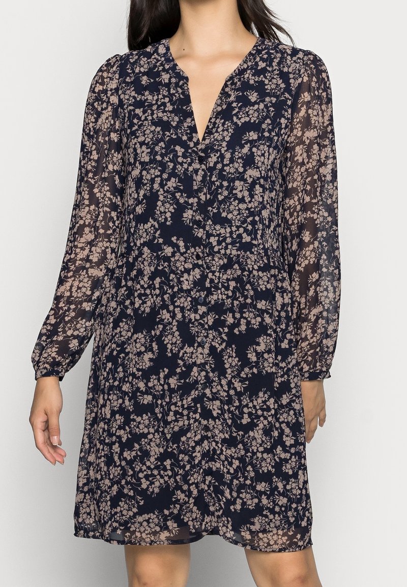 VILA Skjortklänning - dark blue