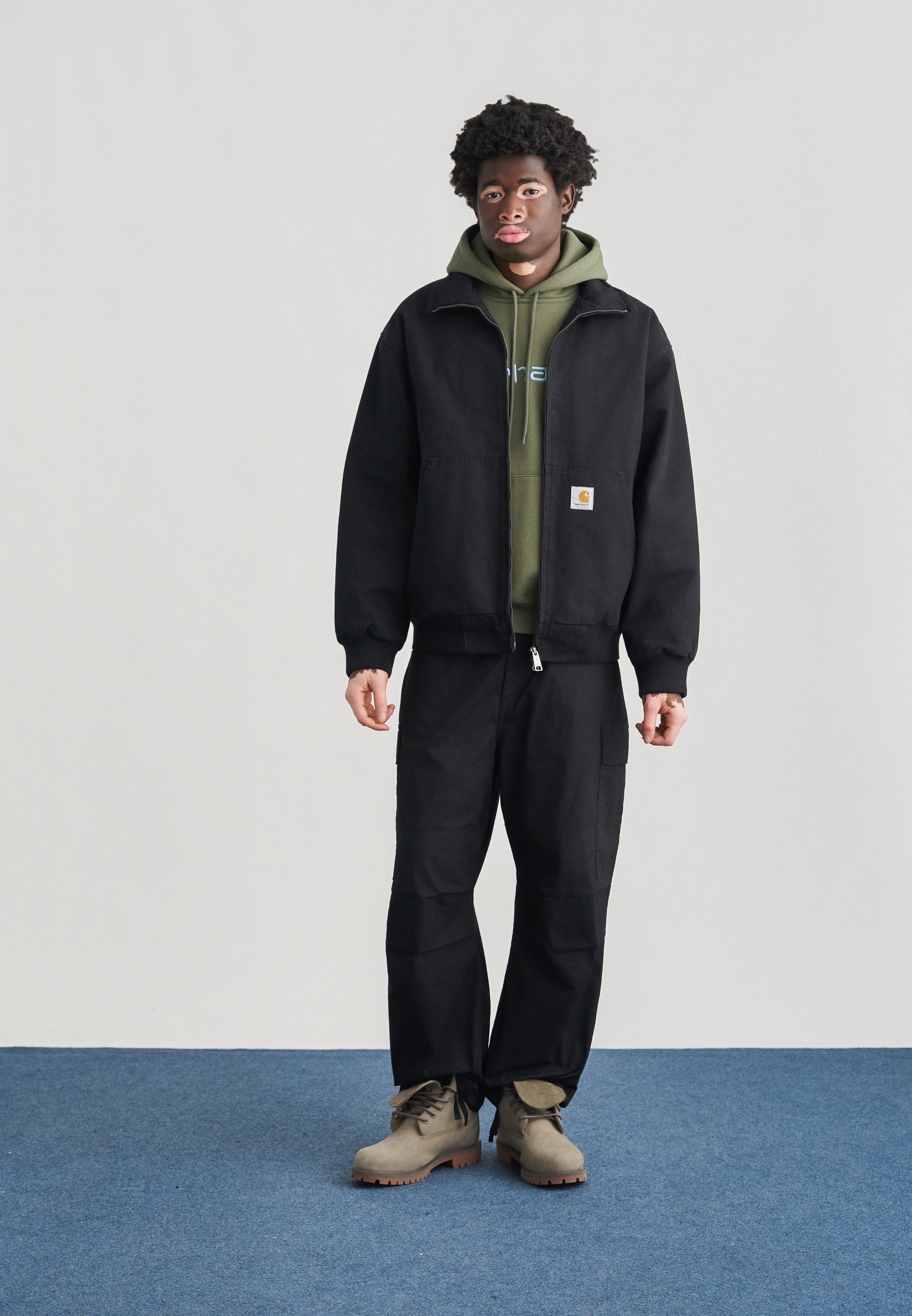 Carhartt WIP RAVON - Light jacket - black - Zalando.co.uk