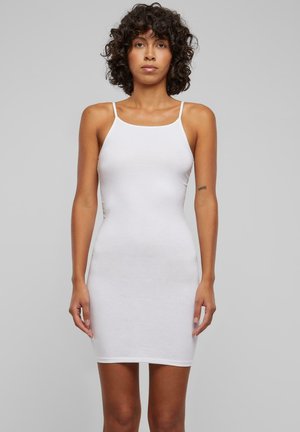 Urban Classics Jersey dress - white