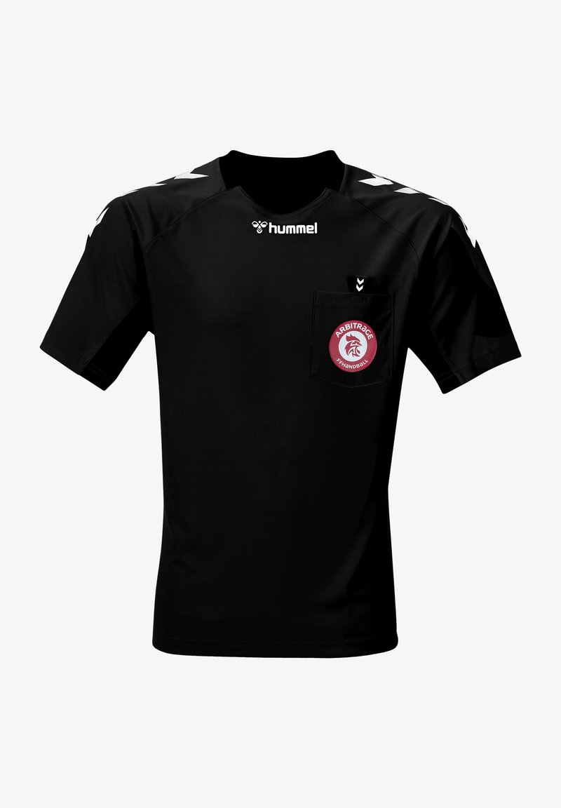 Hummel REFEREE YOUTH - Camiseta estampada - black