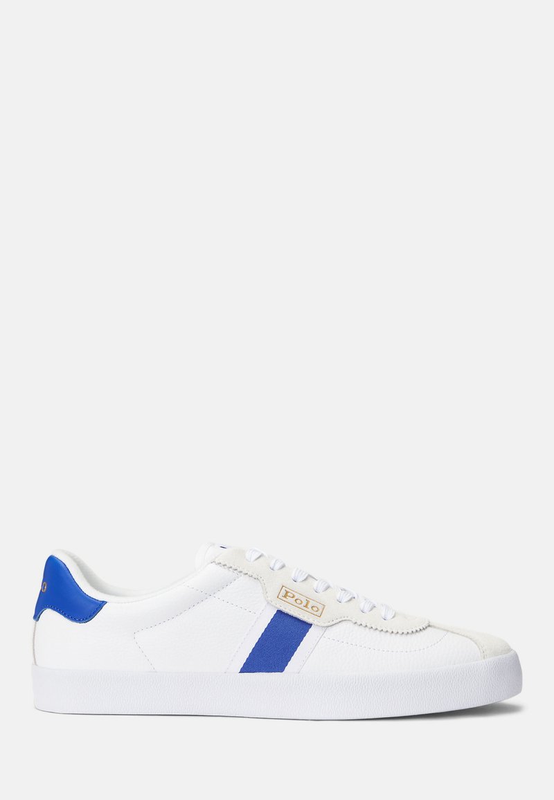 Polo Ralph Lauren - COURT VULC TOP - Joggesko - white/blue, Forstørre