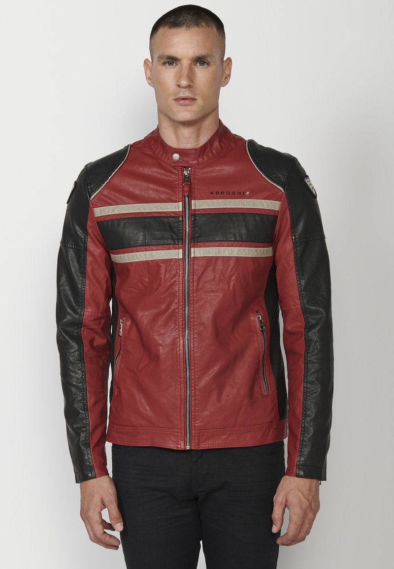 Koroshi EFFECT - Kunstnahast jakk - rojo red