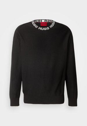 HUGO SMARLO - Strickpullover - black