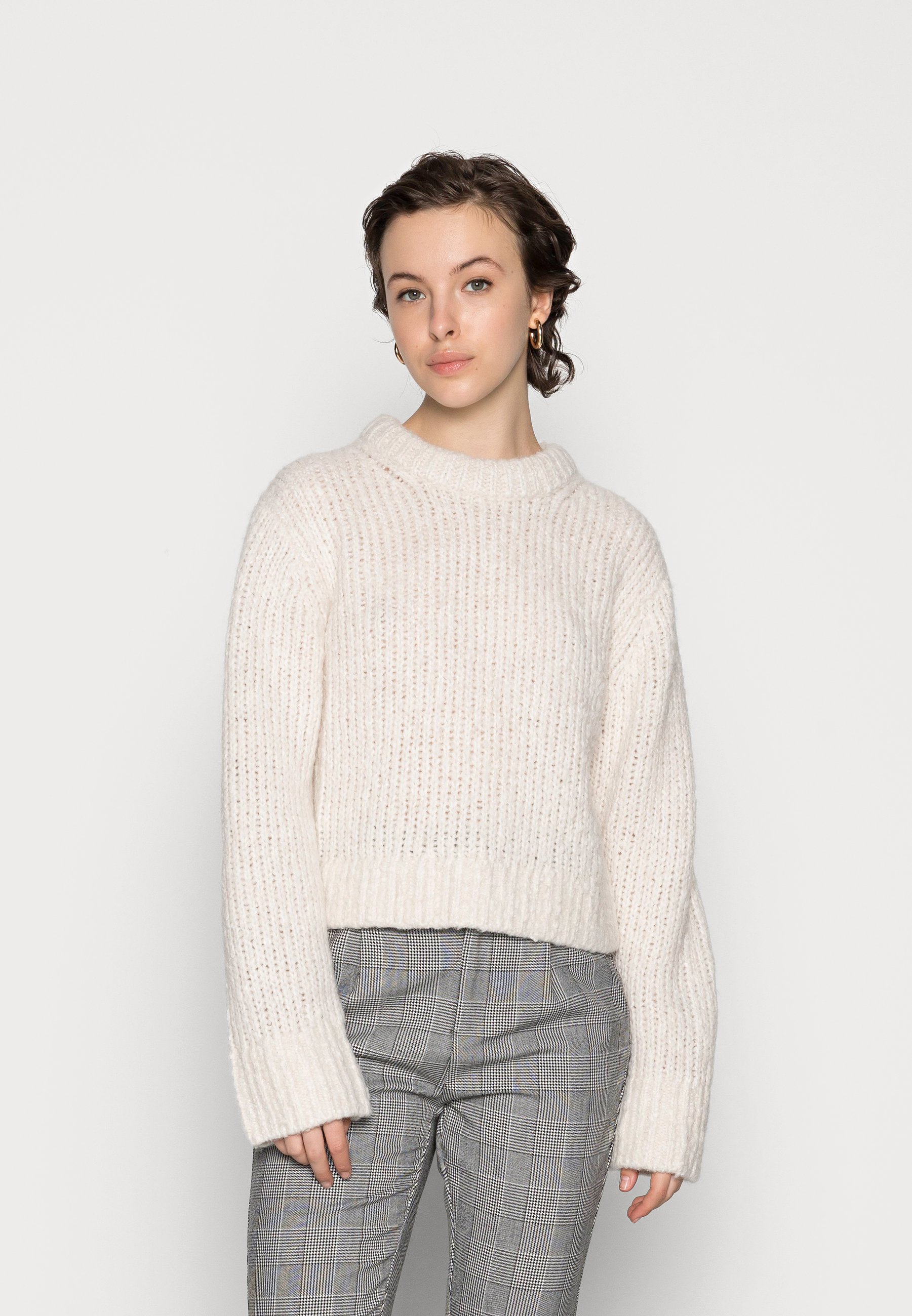 Weekday FLASH SWEATER - Jumper - beige 