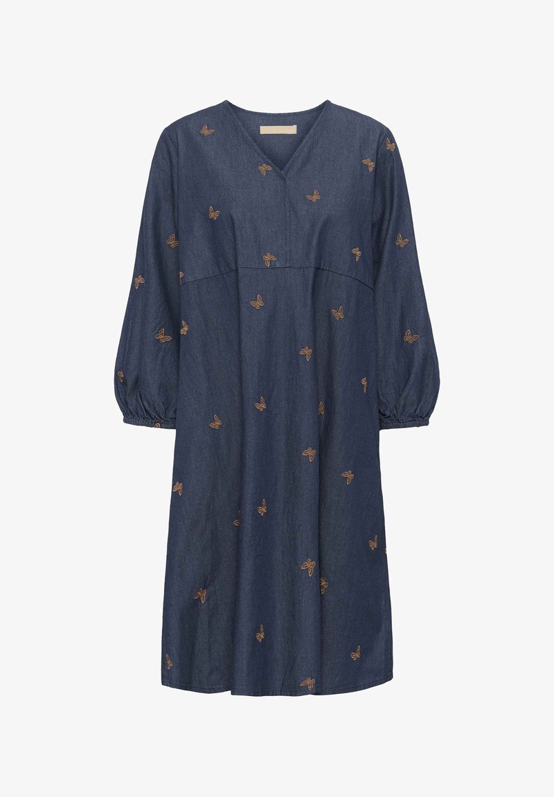 Michelle Robe Culture CUFILIPA MICHELLE - Robe en jean - rinse wash/denim bleu foncé ...