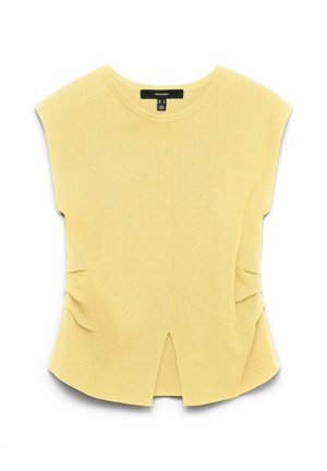 Vero Moda, KNITTED TOP VMKASEY KNITTED TOP - T-shirt imprimé - pale banana