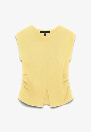Vero Moda, KNITTED TOP VMKASEY KNITTED TOP - T-shirt imprimé - pale banana