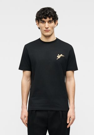 MENS RABBIT LOGO TSHIRT - T-shirts print - black