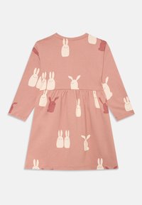 Lindex TRICOT AOP - Vestito di maglina - dusty pink