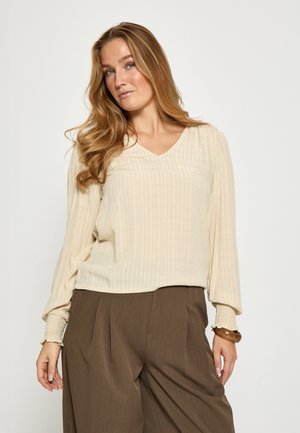 ANINE V-NECK  - Blúzka - sand gray
