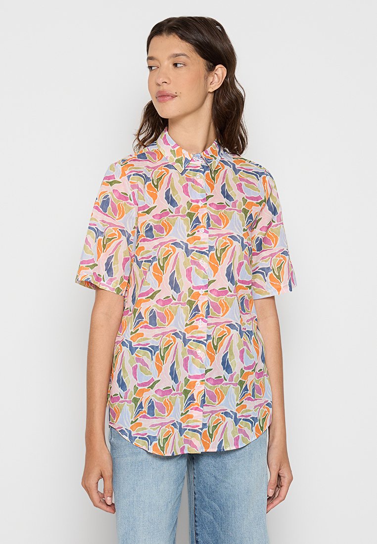 Eterna Overhemdblouse meerkleurig Eterna Overhemdblouse meerkleurig