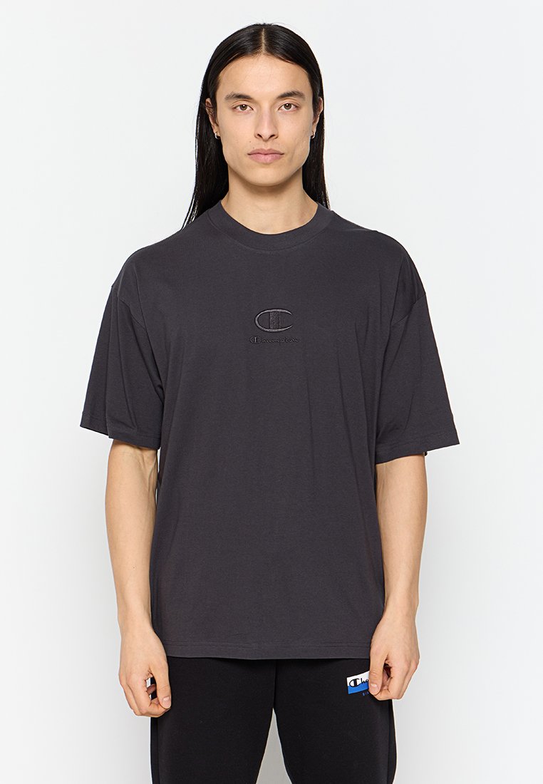 Champion T-shirt basic donkergrijs