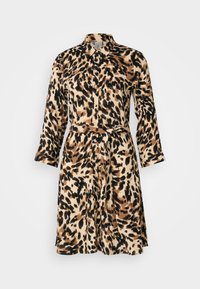 YASSAVANNA 3/4 SHORT SHIRT DRESS - Robe chemise - black