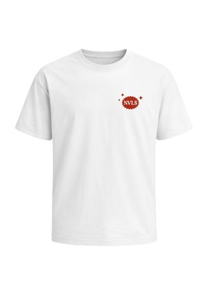 Neverless, HERREN T-SHIRT - DESIGN - OVERSIZED RELAXED FIT PRINTSHIRT - Print T-shirt - relaxed-fit weiß