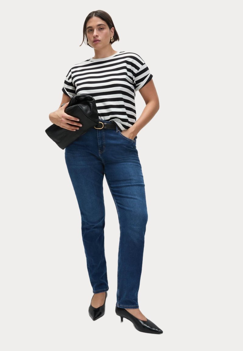 Marks & Spencer STRETCH - Džíny Slim Fit - med blue denim