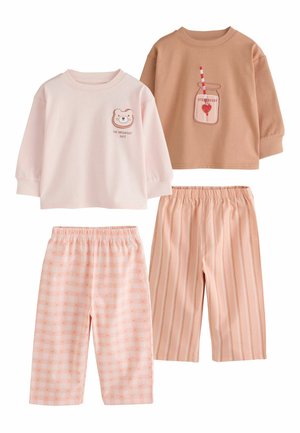 Next, WOVEN WIDE LEG PYJAMAS 2 PACK - Pyjama - pink oatmeal