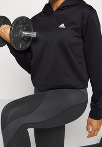 adidas Performance Felpa con zip - black