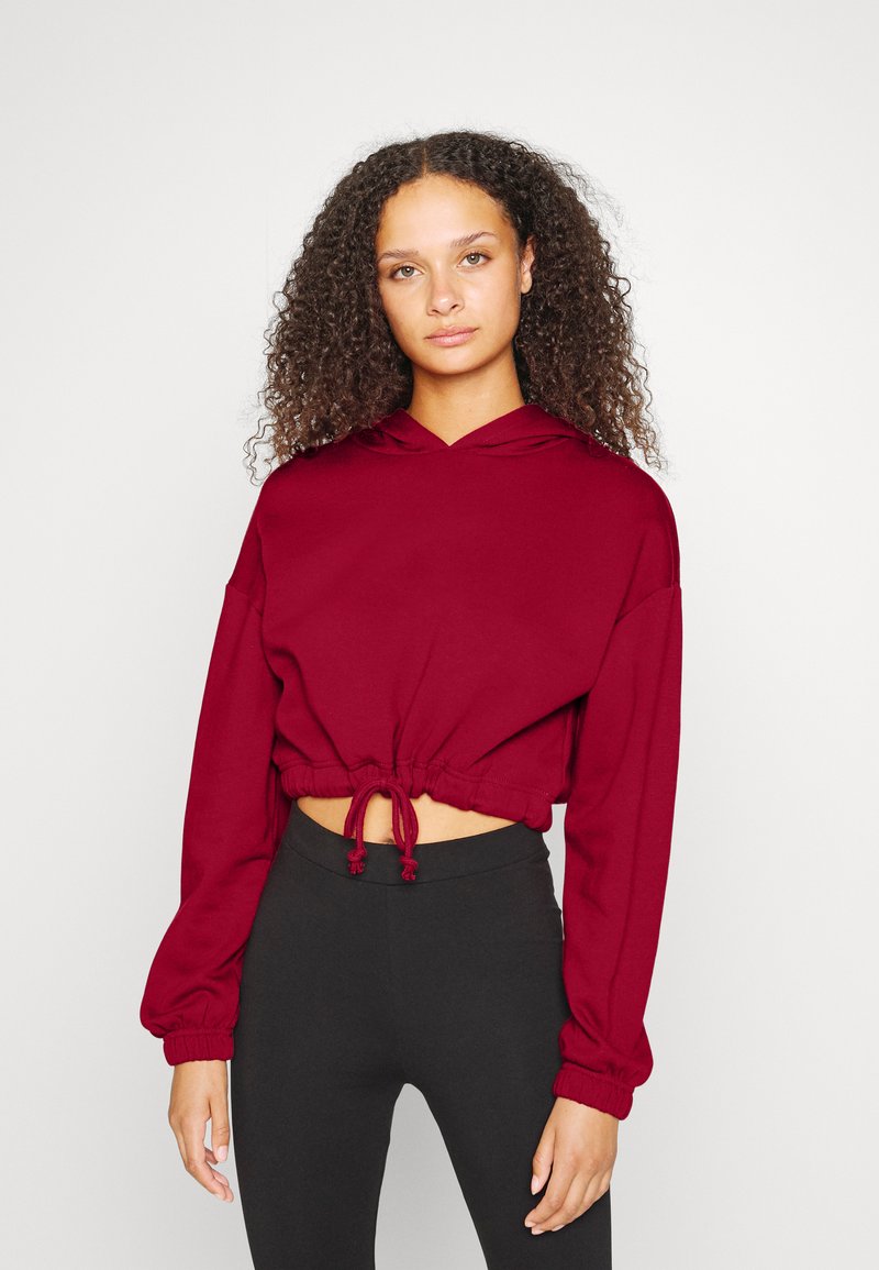 Even&Odd Sweatshirt com capuz - dark red