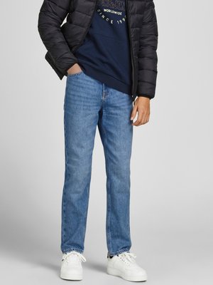 Jack & Jones Junior Clark - Sirgete säärtega teksad - blue denim