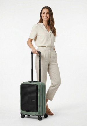 Redolz, ESSENTIALS 17 2.0 4 ROLLEN KABINENTROLLEY 55 CM LAPTOPFACH UNISEX - Valise - grey green