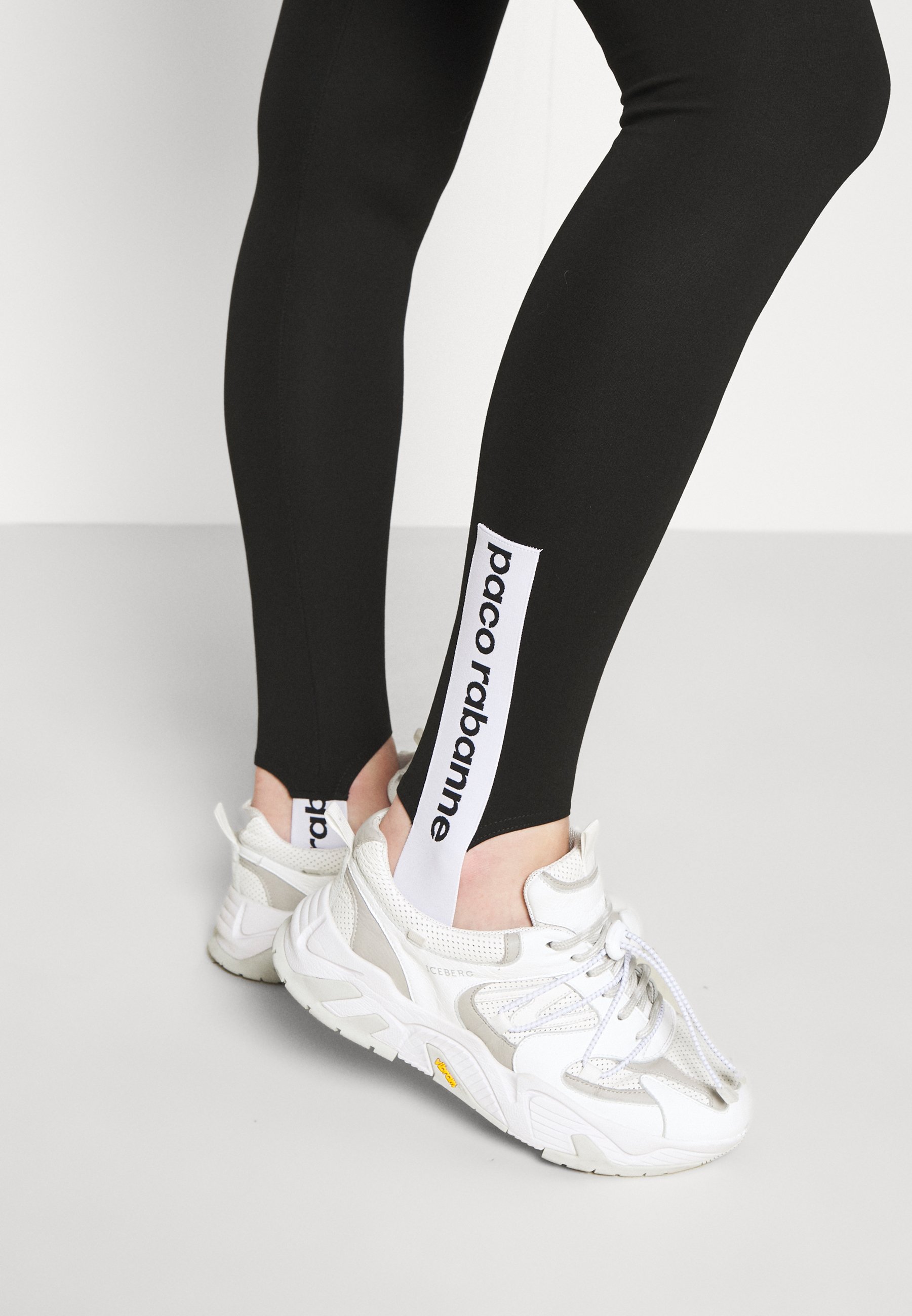 Paco Rabanne PANTALON - Tamprės – kelnės - black/juoda - Zalando.lt