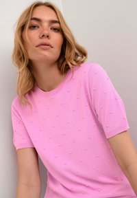 Cream CRHANNE - T-shirts basic - cyclamen