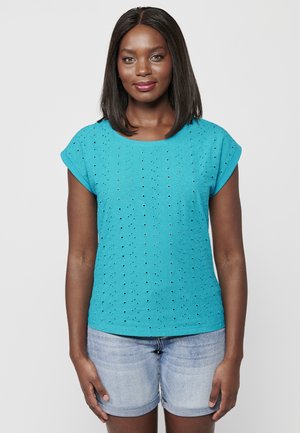 SHORT SLEEVE - T-Shirt print - aquamarine