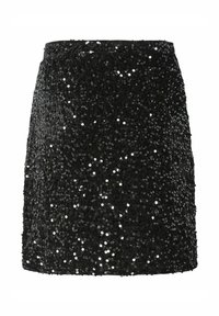 Pieces Minikjol - black