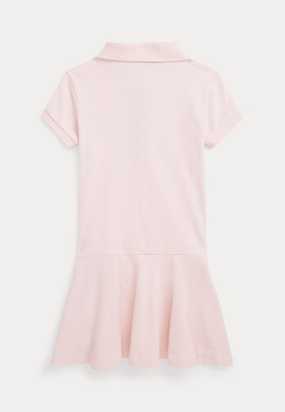 Polo Ralph Lauren STRETCH MESH POLO DRESS 2-6Y - Vestido informal - hint of pink/white