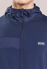 BOSS ATHLEISURE Zip-up sweatshirt - dark blue