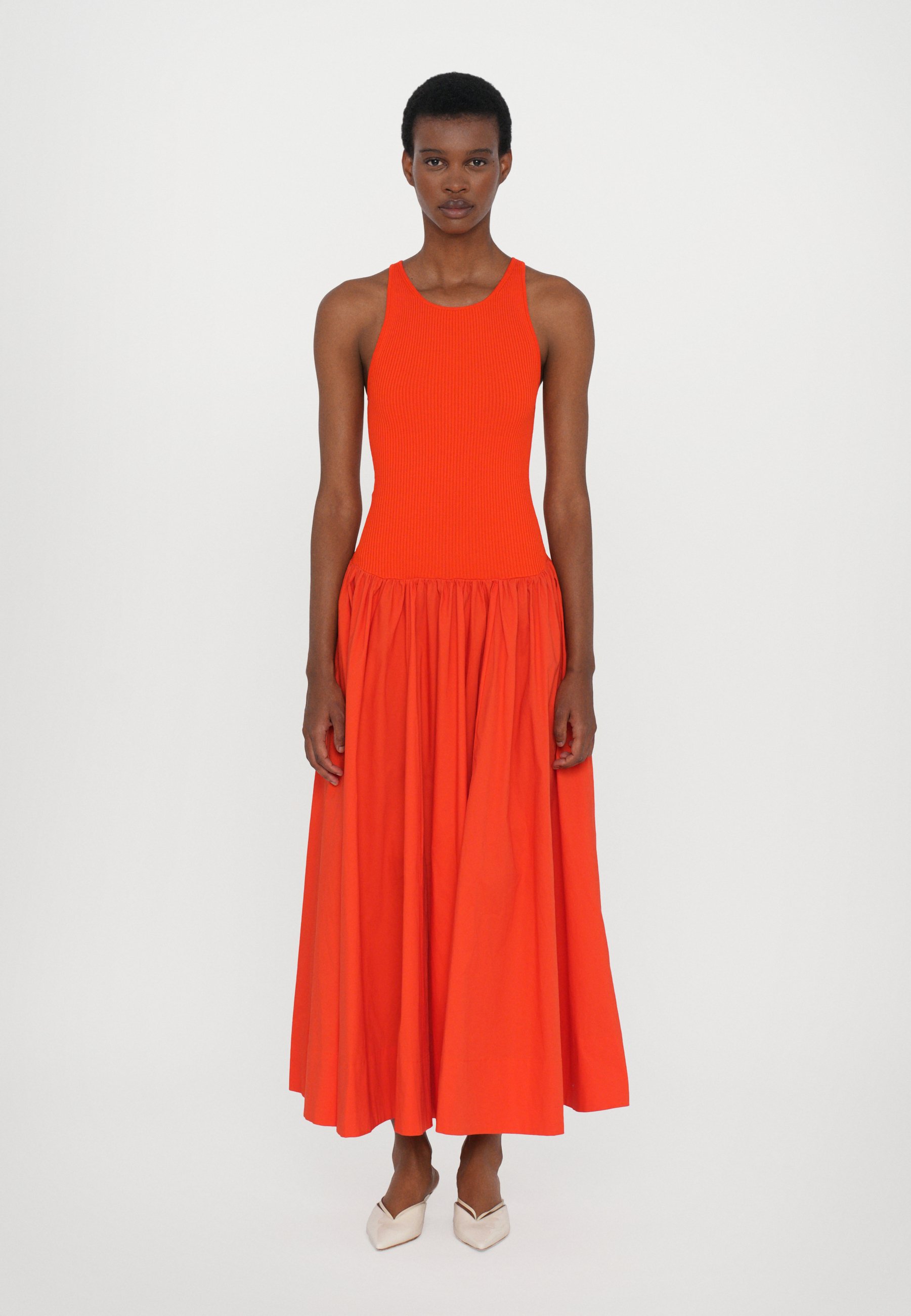 STAUD YAMILA DRESS - Maxi dress - cayenne/orange - Zalando.ie