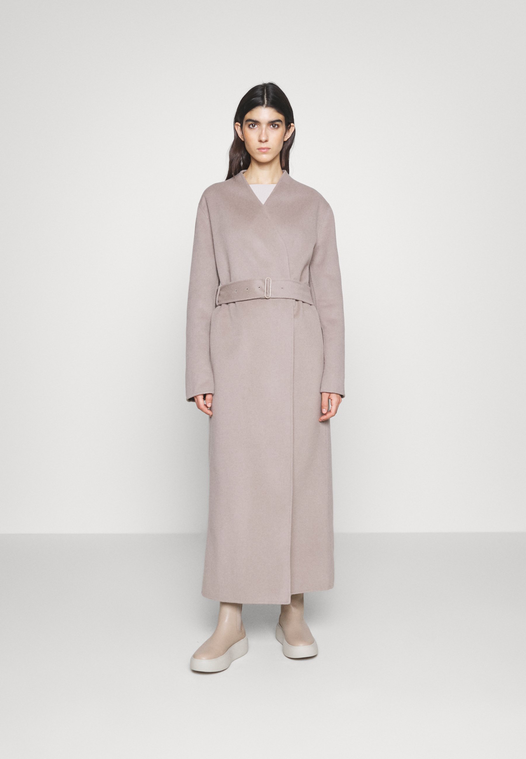 Calvin Klein MAXI COAT - Klassischer Mantel - cinder/taupe  