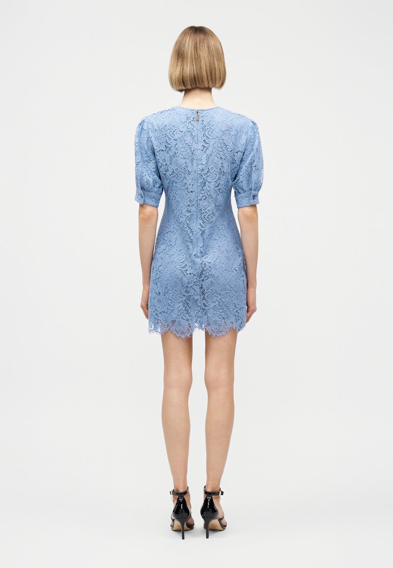 slim fit dress slacks Wynter Embroidered Chambray Dress Blue / XL main image 0