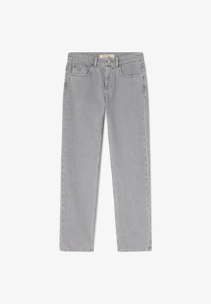 Trussardi, 190 STRAIGHT - JEANS IN DENIM FLUIDO - Jean droit - grigio