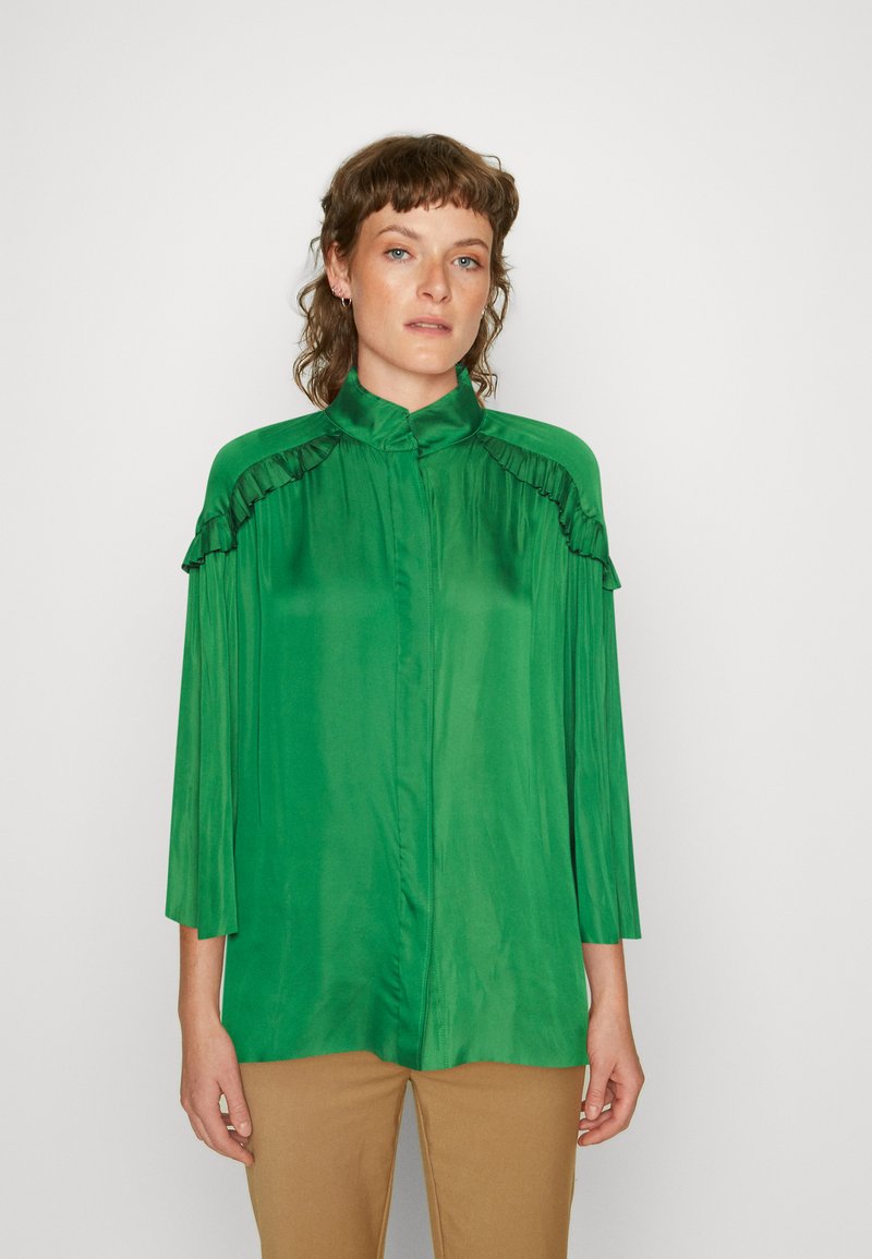 DAY Birger et Mikkelsen MATEO MODERN DRAPE Buttondown blouse basil