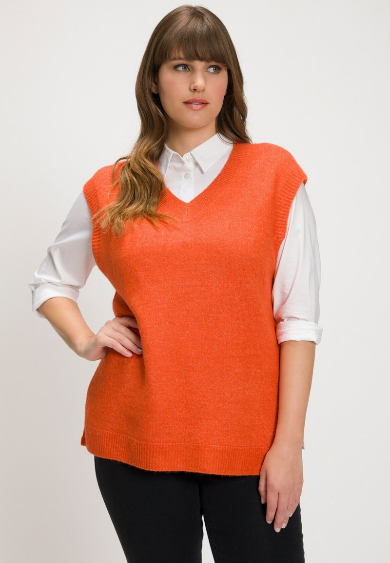 Ulla Popken , A-LINIE, RUNDHALS, HALBARM, - T-shirt con